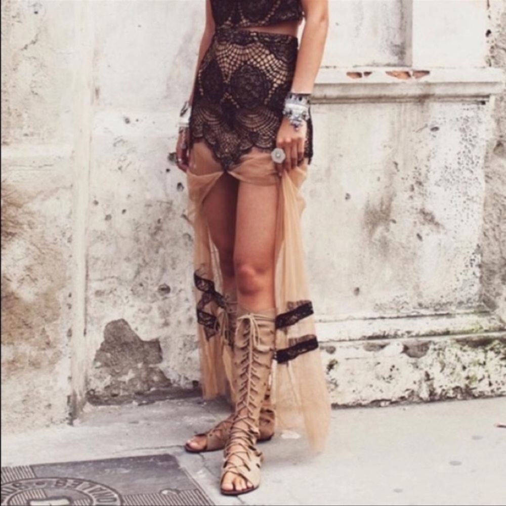 For Love & Lemons Antigua Skirt